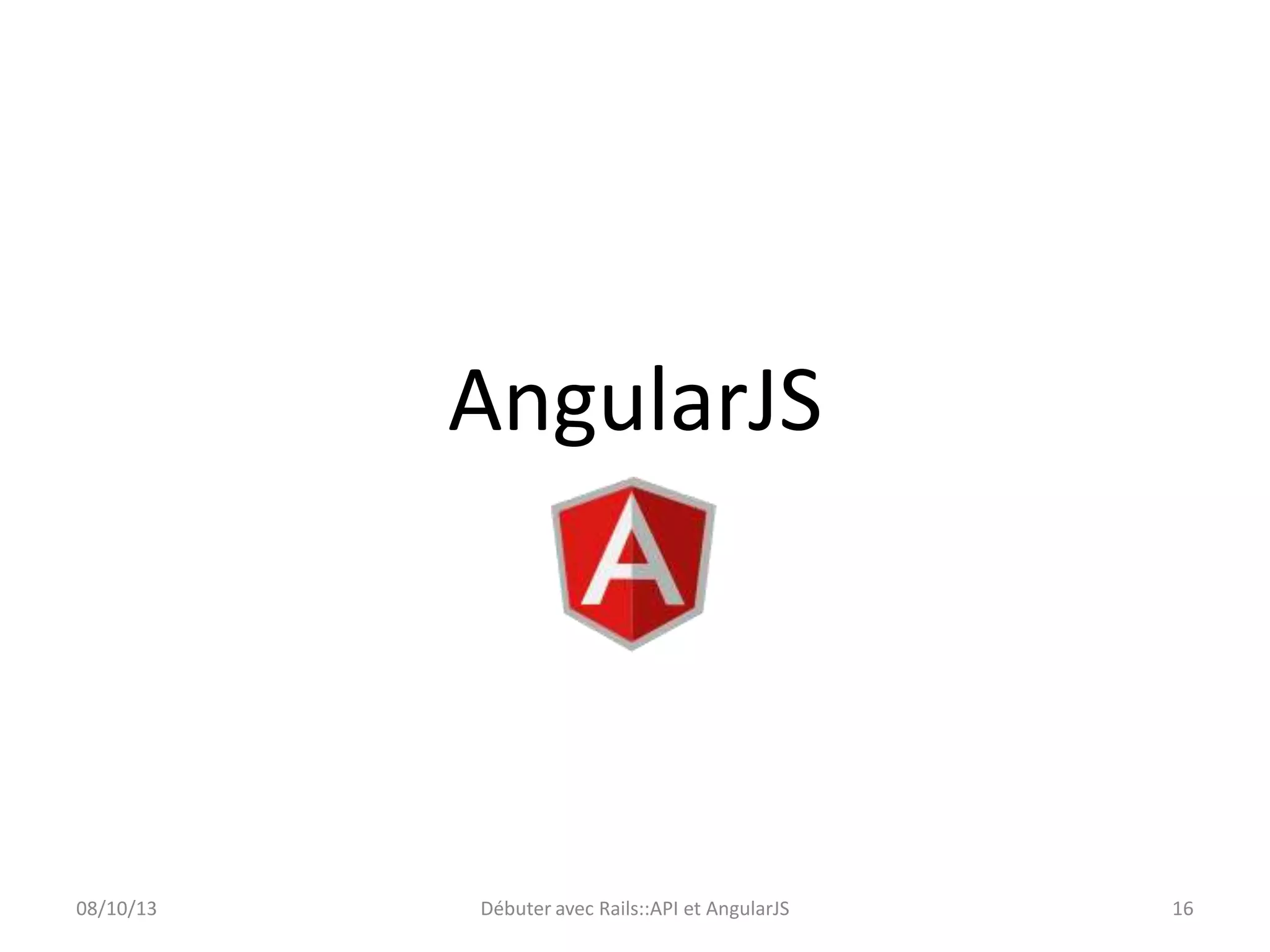 AngularJS

08/10/13

Débuter avec Rails::API et AngularJS

16

 
