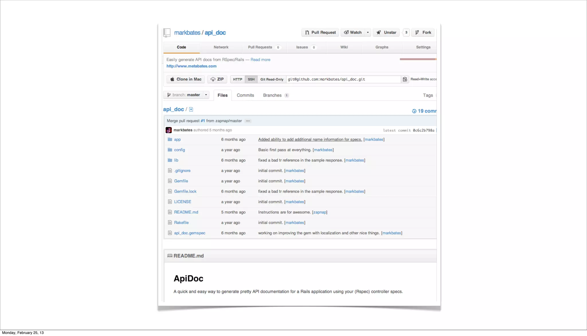 Monday, February 25, 13
 