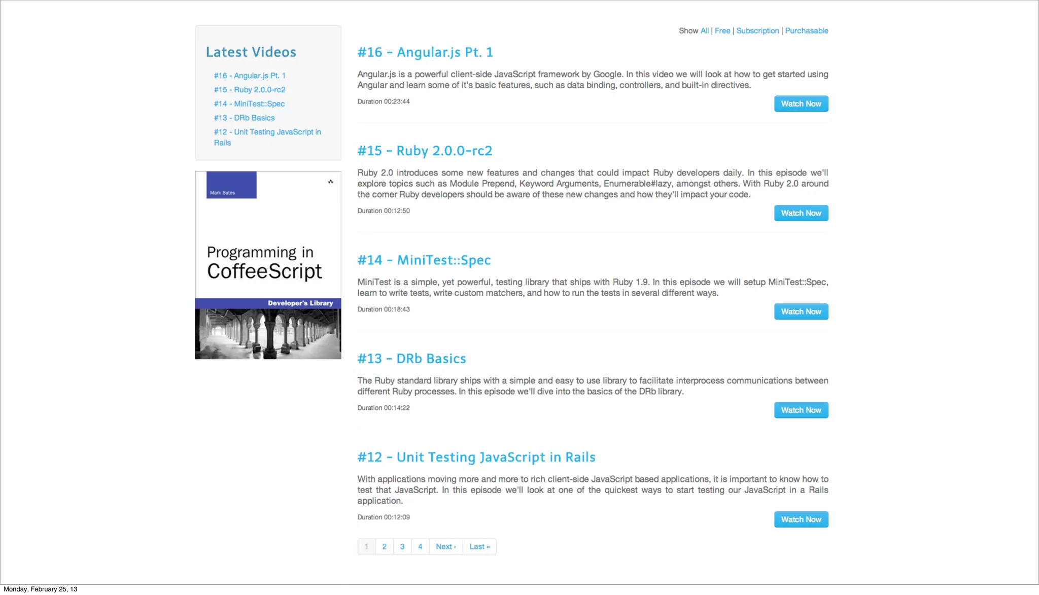 Monday, February 25, 13
 