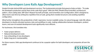 Rails App Development Made Easy – Why Ruby on Rails Is Ideal for Web ...