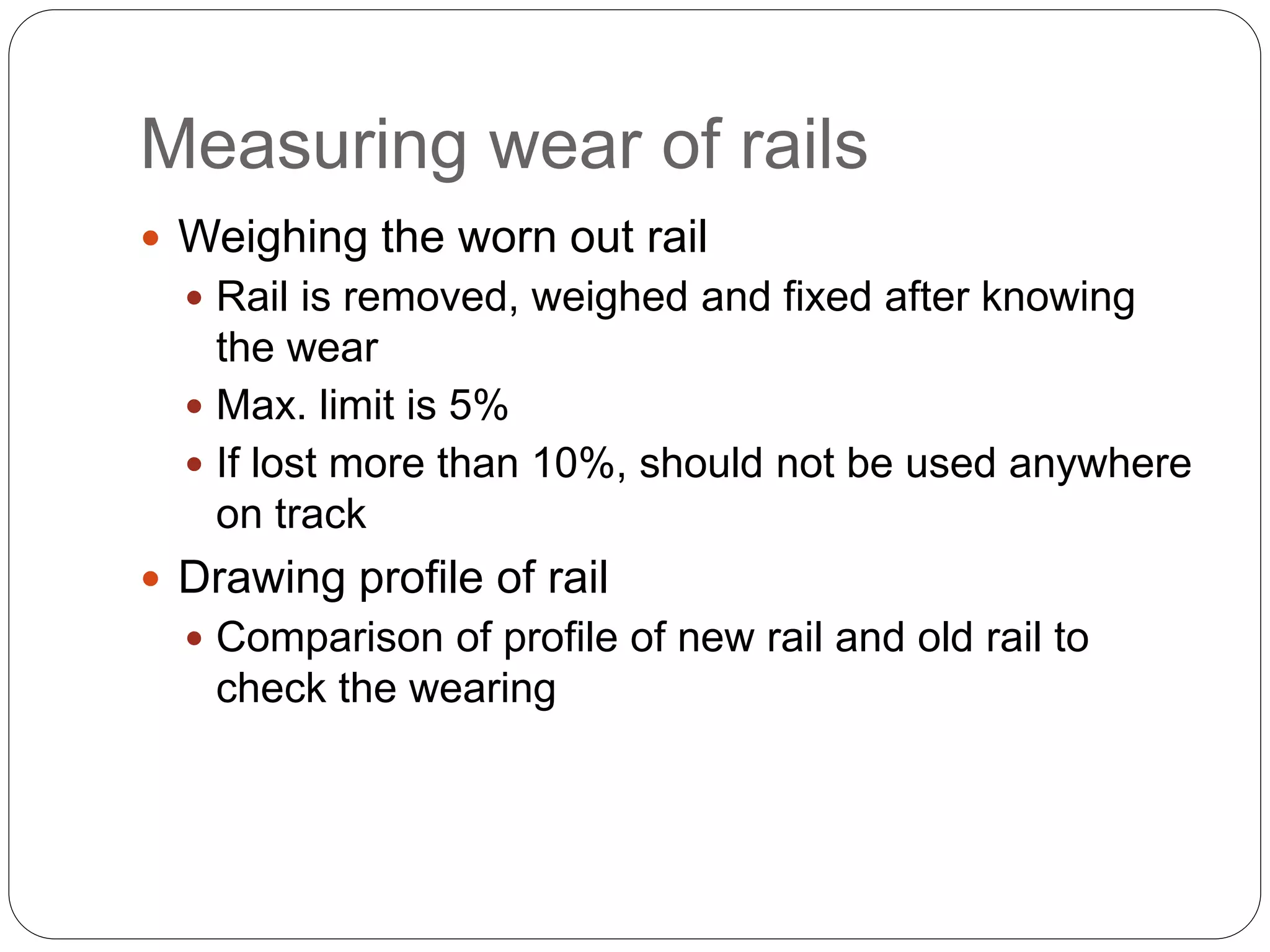 Rails, Types, Joints, Creep, Failure of Rails and Welding of Rails ...