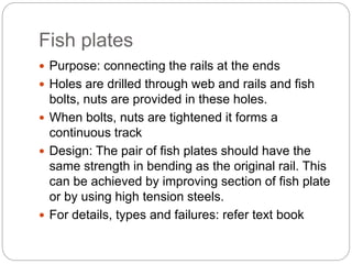 Rails, Types, Joints, Creep, Failure of Rails and Welding of Rails | PPTX