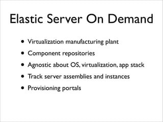 Virtualization and Cloud Computing with Elastic Server On Demand