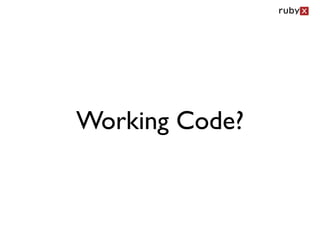 Working Code?
 