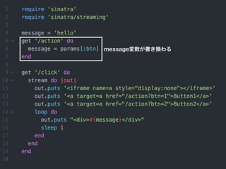 Rubyだけ! JSを一切使わない無理やりフロントエンド開発TRICK