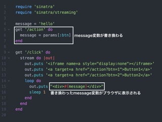 Rubyだけ! JSを一切使わない無理やりフロントエンド開発TRICK