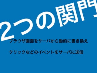 Rubyだけ! JSを一切使わない無理やりフロントエンド開発TRICK