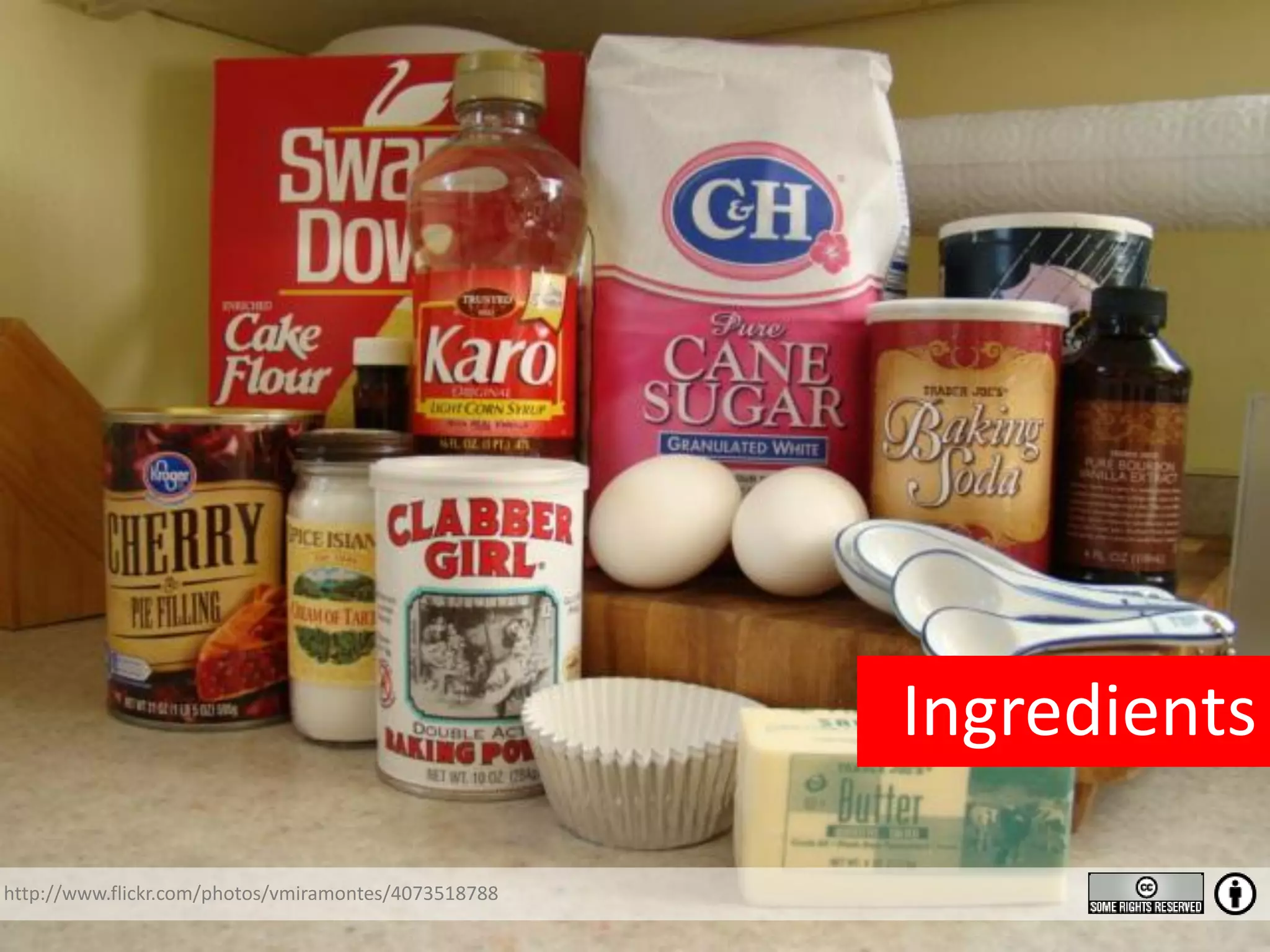 Ingredients http://www.flickr.com/photos/vmiramontes/4073518788 