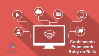 Conhecendo
Framework
Ruby on Rails
 