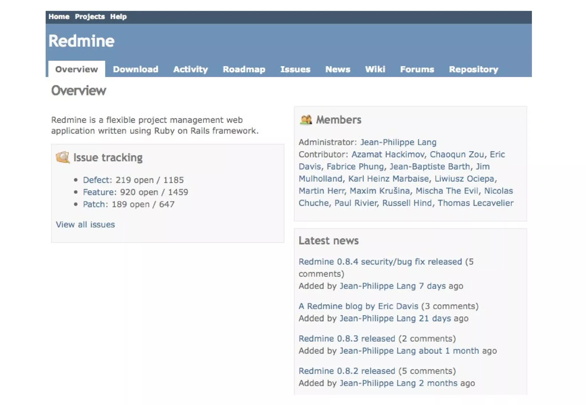 Redmine A load-balancer distributes the incoming requests Some load-balancers will deliver static requests themselves Several Rails instances handle all requests Number of concurrent requests equals number of Rails instances 