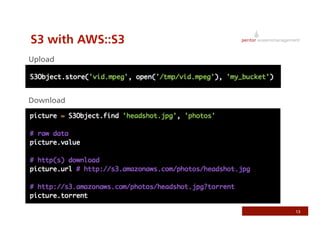 Rails On AWS - RubyFools Copenhagen 2008 by Jonathan Weiss