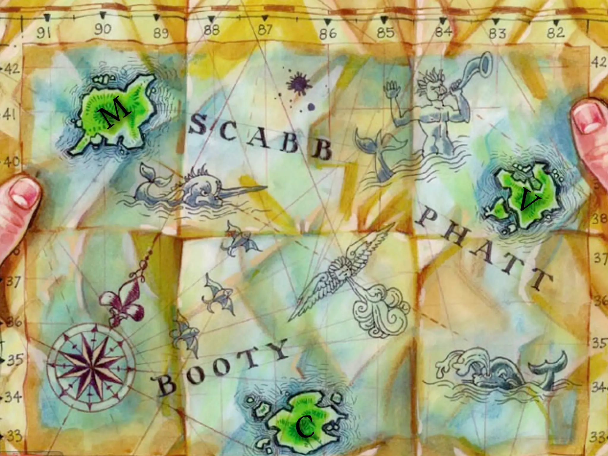 M

        V




    C
 