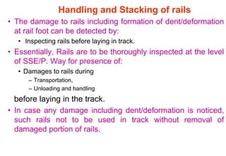 Rail Specification s & Corrosion of rails .ppt