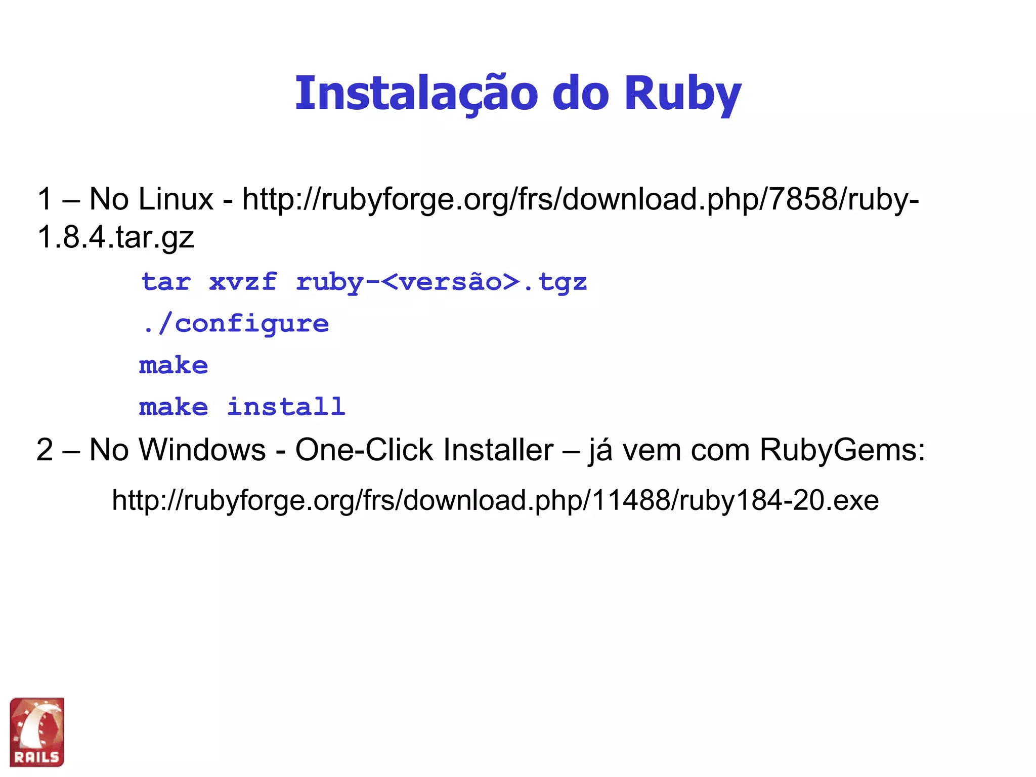 Ruby On Rails Regis