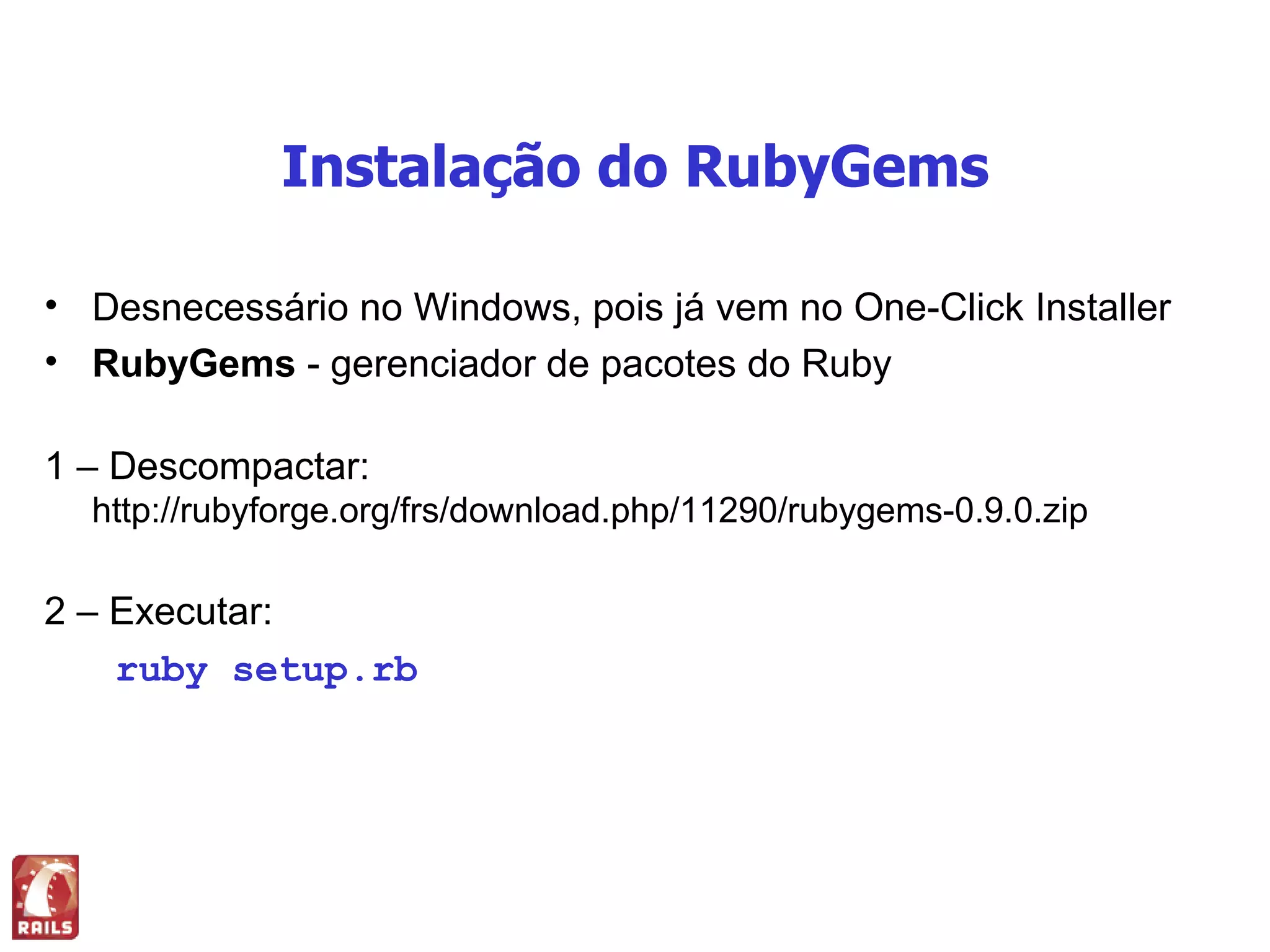 Ruby On Rails Regis