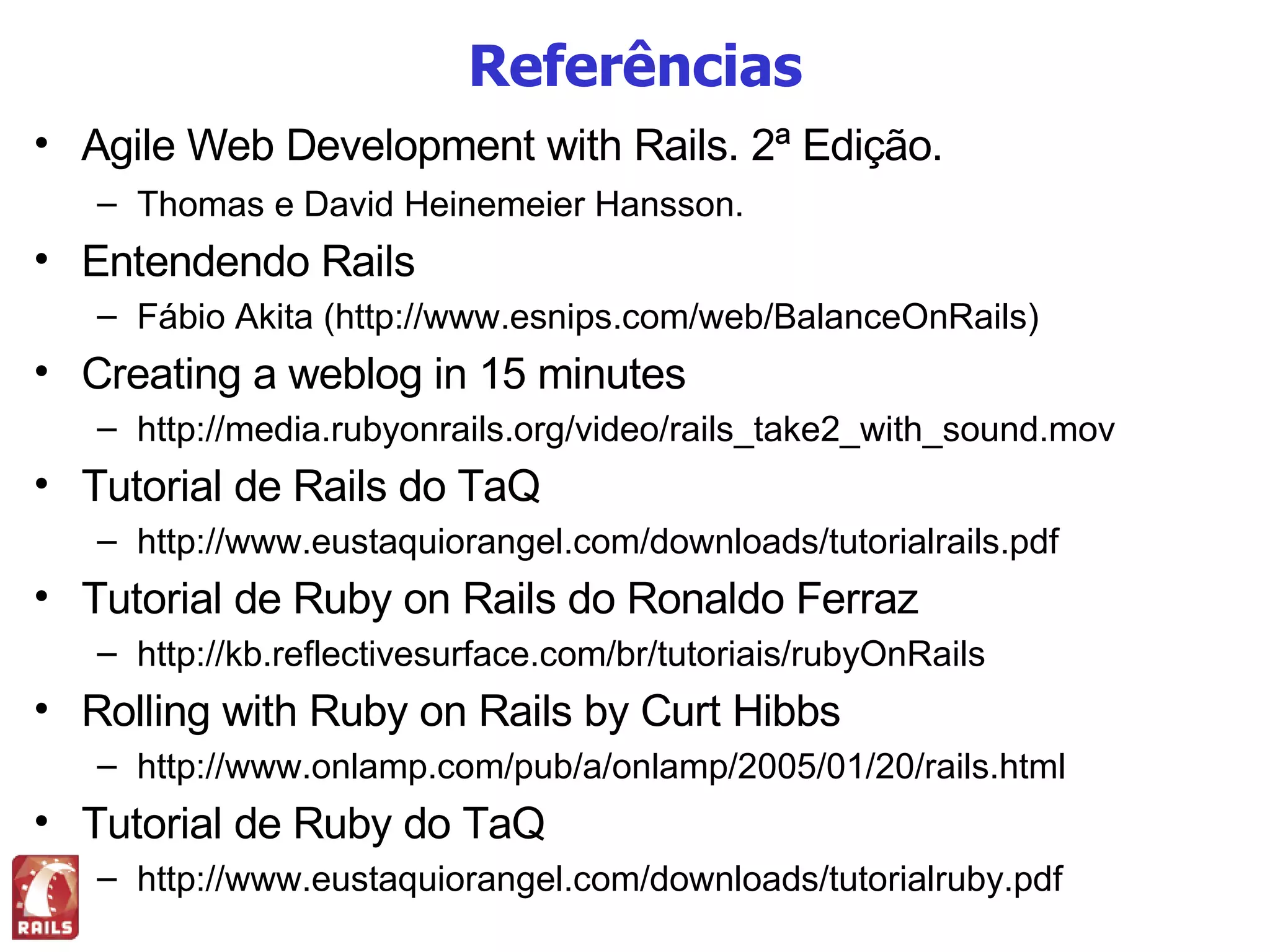 Ruby On Rails Regis