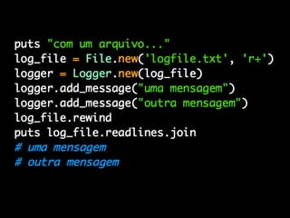 ruby - programar é divertido
