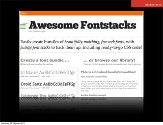 Samstag, 23. Oktober 2010
 