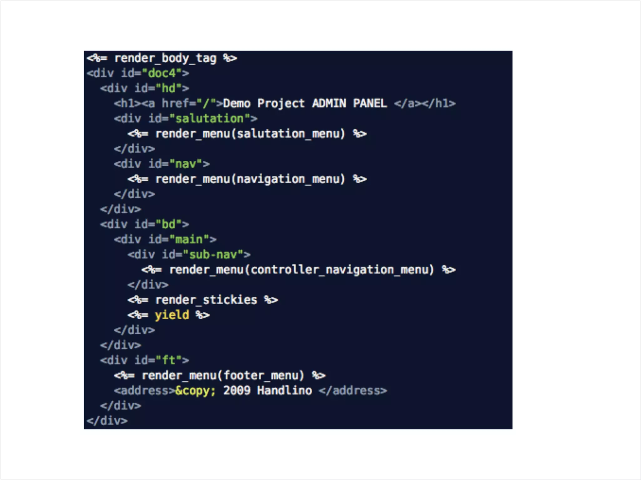 OSDC 2009 Rails Turtorial