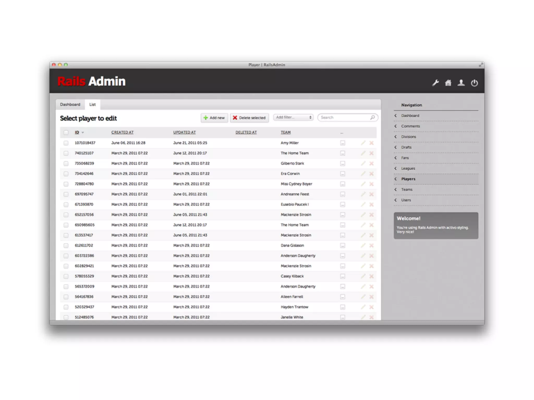 Rails Admin 