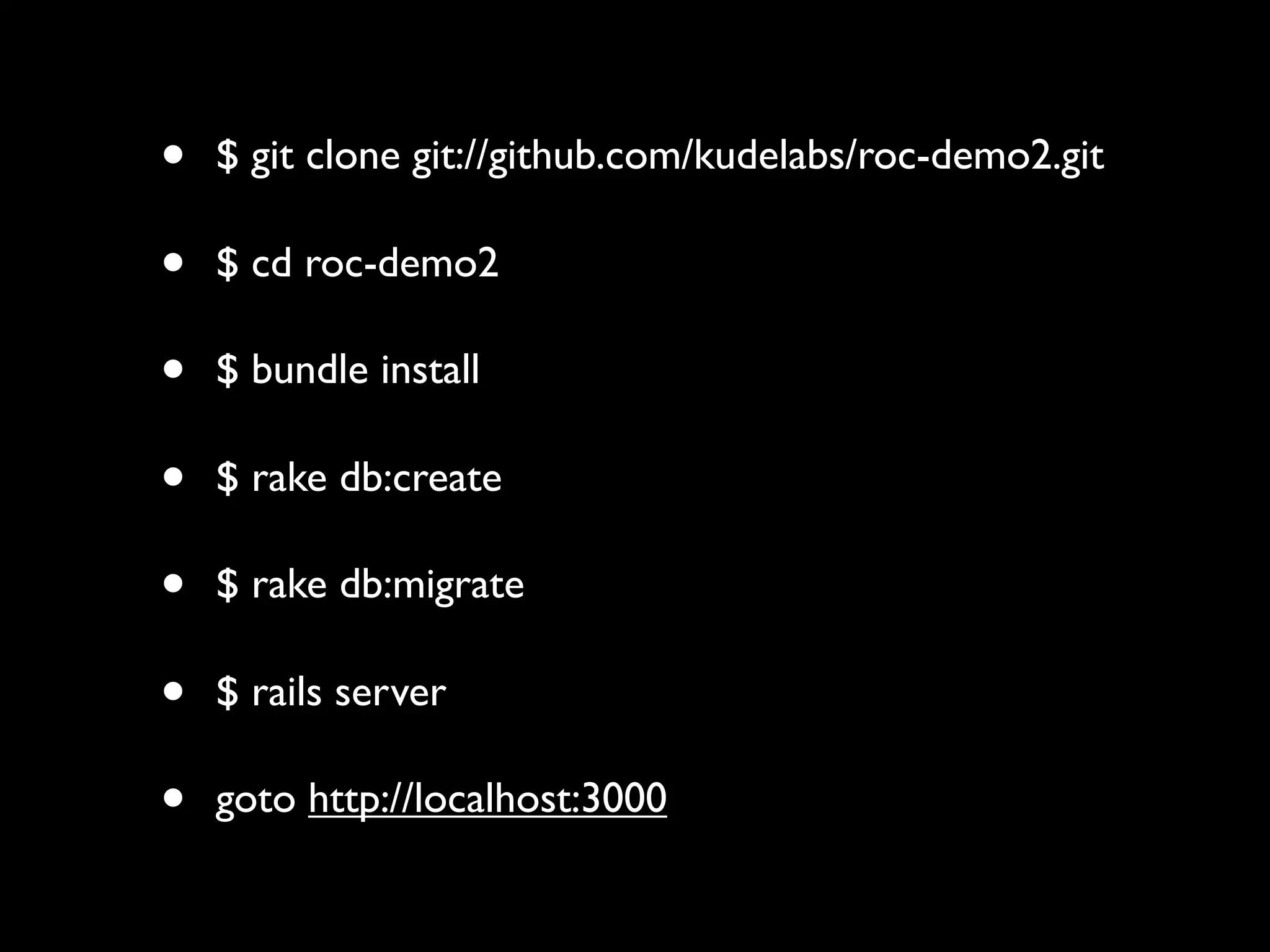 Start Simple but Elegant http://localhost:3000/api/messages http://localhost:3000/api/messages/{id} 