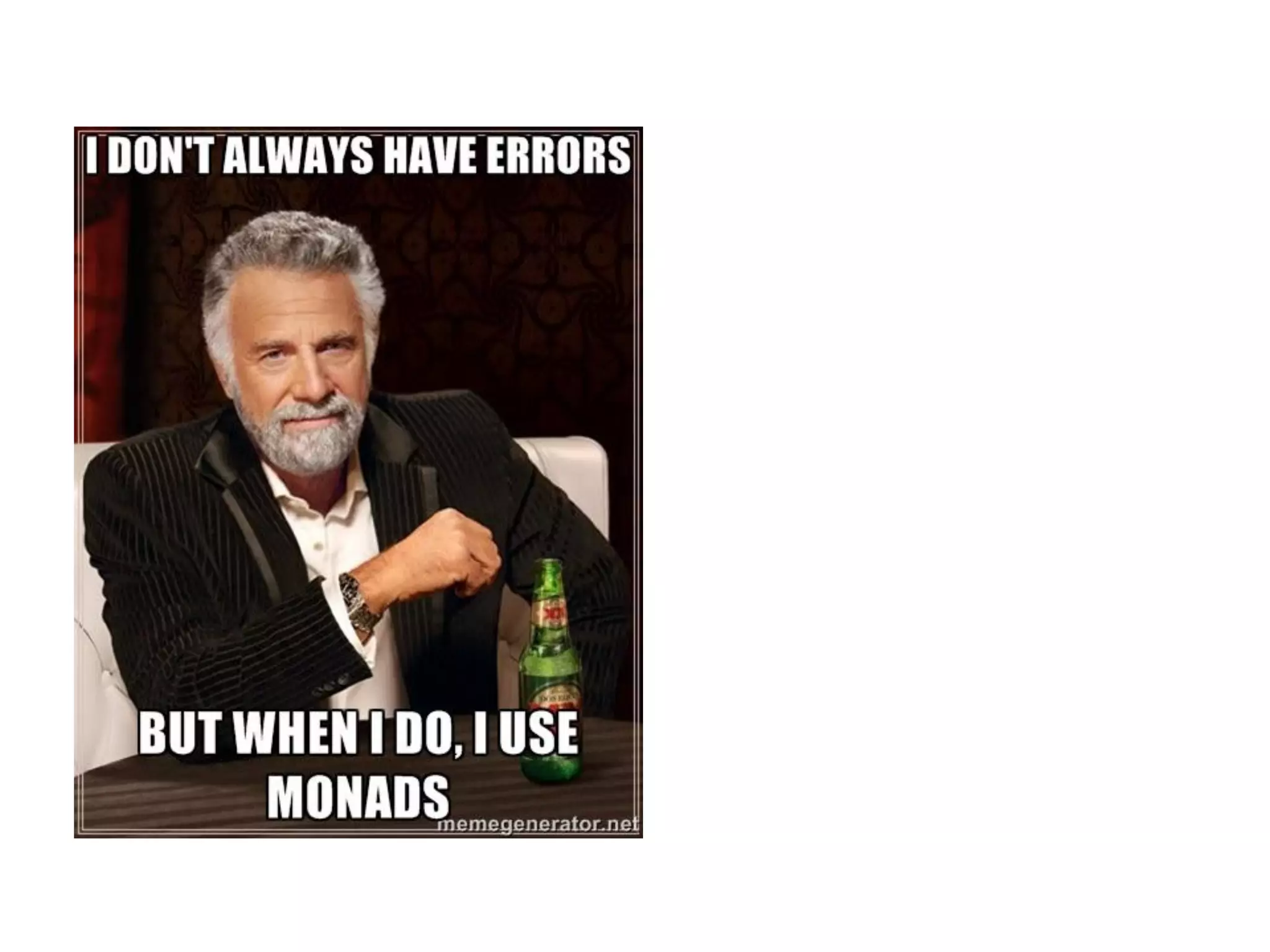 I don’t always have errors...
 