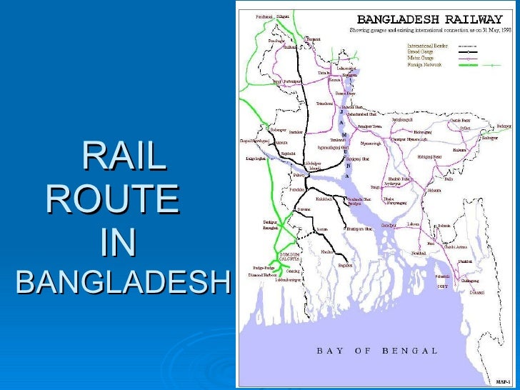 Bangladesh Rail Map