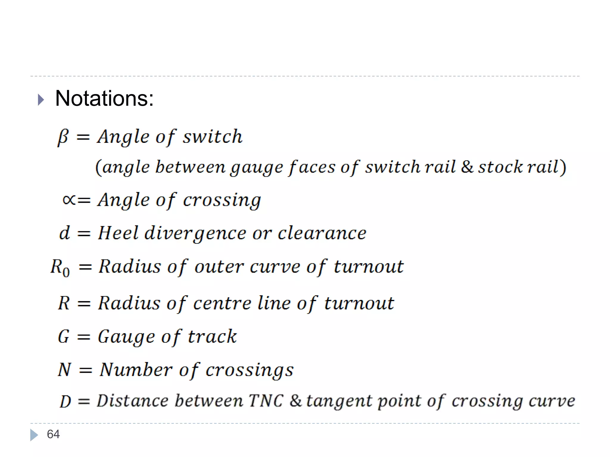 Railway Engineering: Turnouts | PPTX