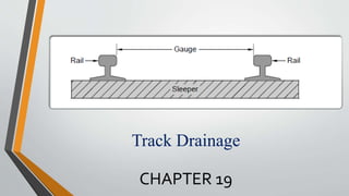 Track Drainage
CHAPTER 19
 