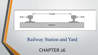 Railway Station and Yard
CHAPTER 26
 