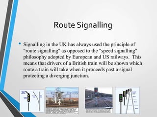 Detailed Rout Signalling System Railway engineering | PPTX