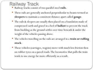 How Do Train Rails Work Railway Engineering , Operation Of Railways | PPTX