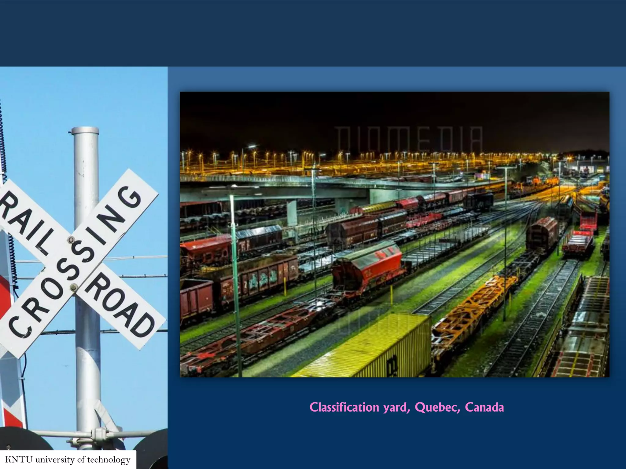 Classification yard, Quebec, Canada
KNTU university of technology
 