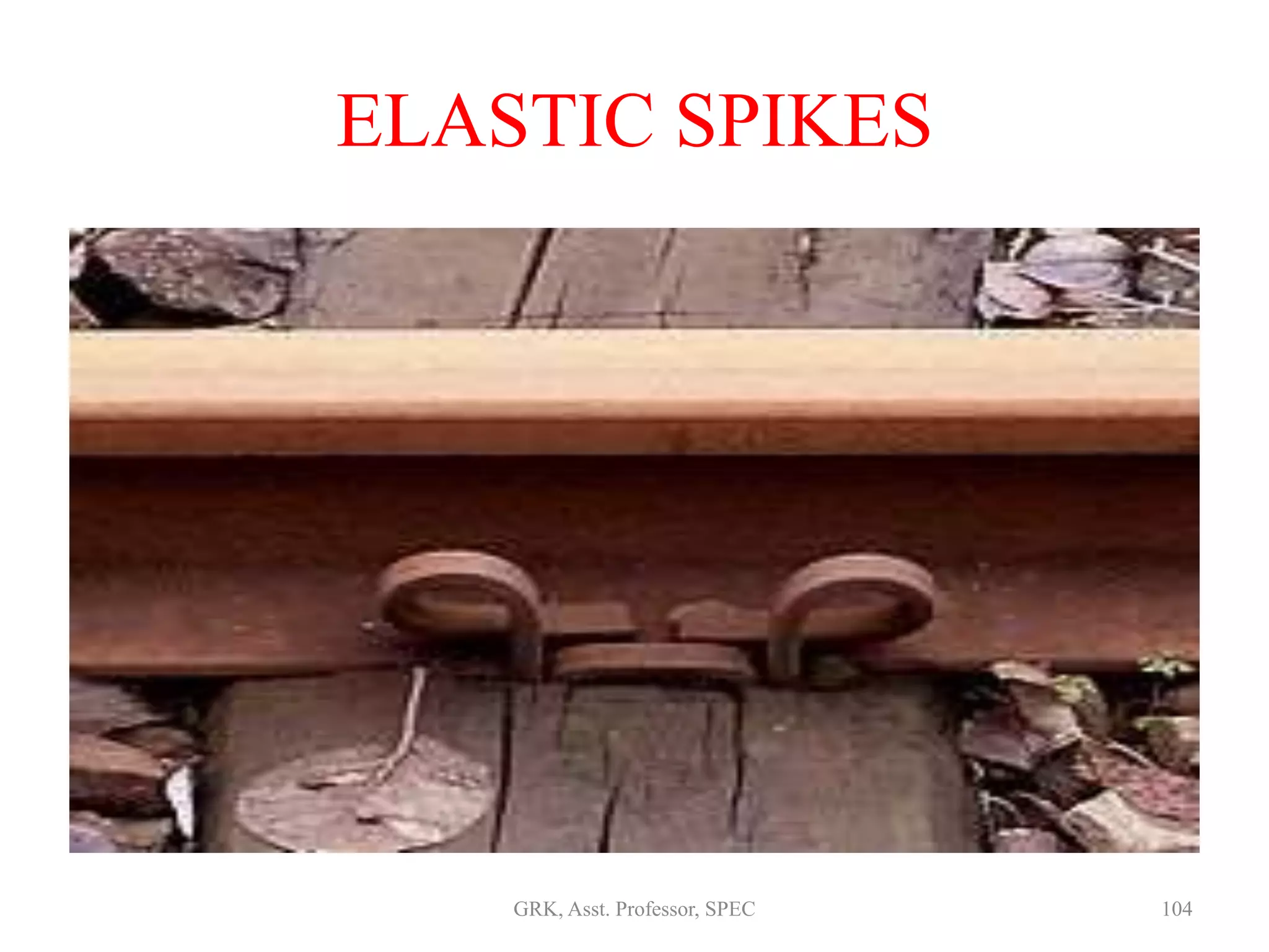 ELASTIC SPIKES
104GRK, Asst. Professor, SPEC
 