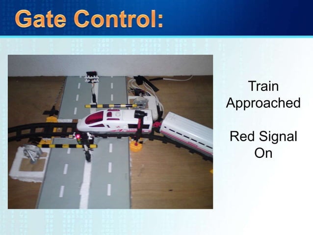 railway gate using arduino uno and servo motors | PPT