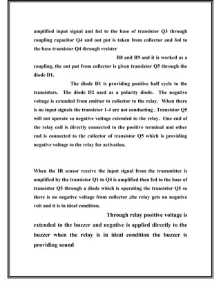 Railway gate cct project report-Diploma Project | DOC