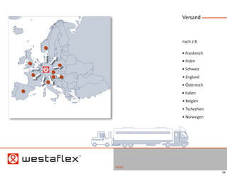 Versand



       nach z.B.

       • Frankreich
       • Polen

       • Schweiz

       • England

       • Österreich

       • Italien

       • Belgien

       • Tschechien

       • Norwegen




MENÜ
                      29
 