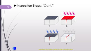 46
►Inspection Steps: “Cont.”
Introduction Non Destructive Examination
 