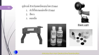 51
Introduction Non Destructive Examination
 
