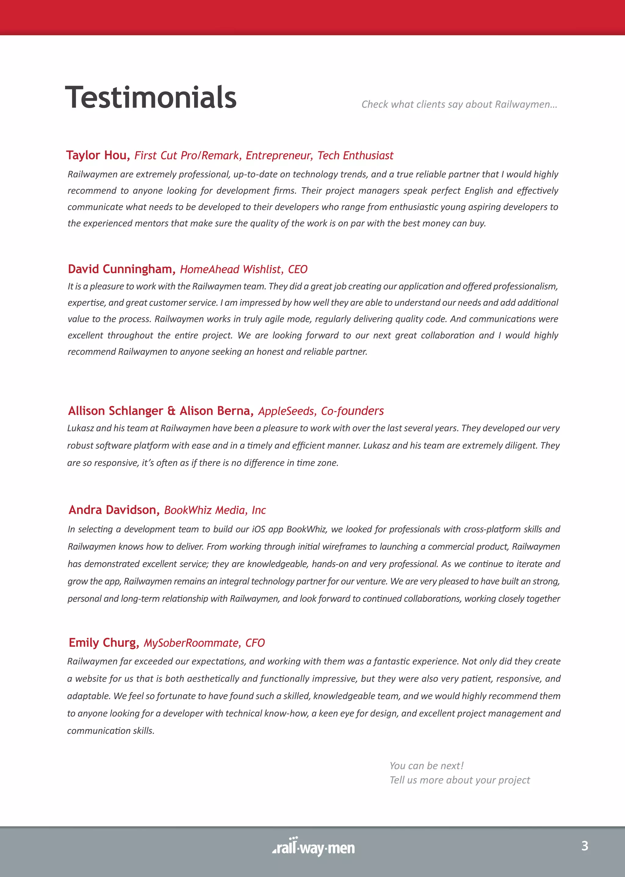 Railwaymen Booklet 2017