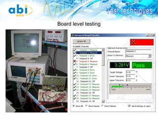 Railroad Application of ABI Electronics BoardMaster PCB Test Equipment ...
