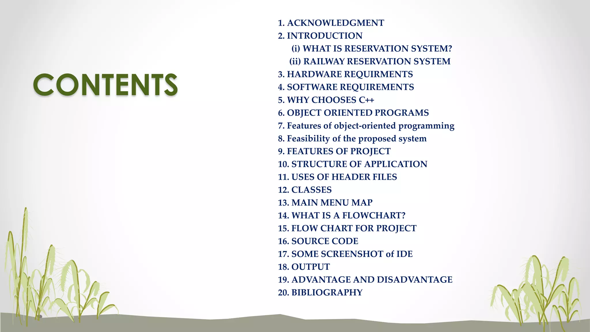 Presentation of Turbo C++ || Railway Reservation System project || B.Sc ...