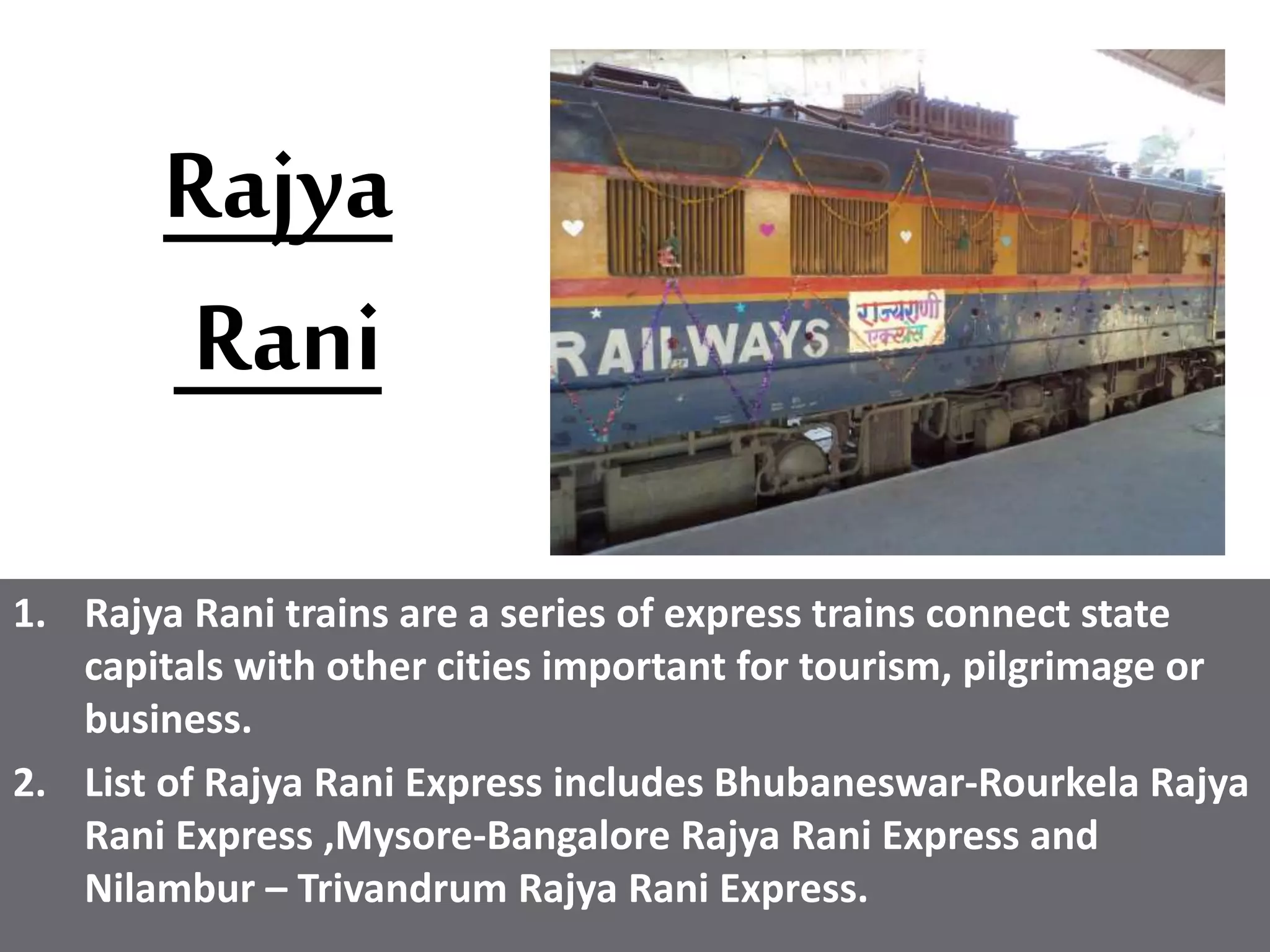 Railways Transport System in India | PPTX