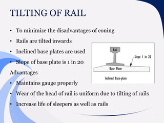 Rails Inwards Railways unit-1 PPT - Introduction to Railway | PDF
