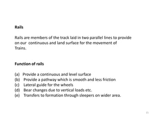 Define Math Rail Railway track:An Introduction | PPTX