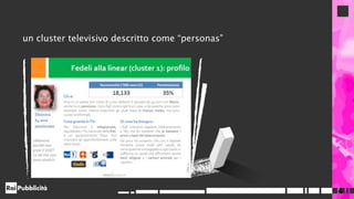 4
un cluster televisivo descritto come “personas”
 