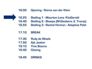 Raimo van der Klein - MoMo #7 introduction