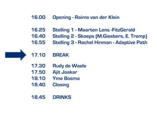 Raimo van der Klein - MoMo #7 introduction