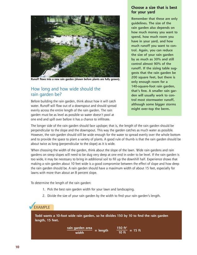 Wisconsin Rain Gardens A How to Manual for Homeowners