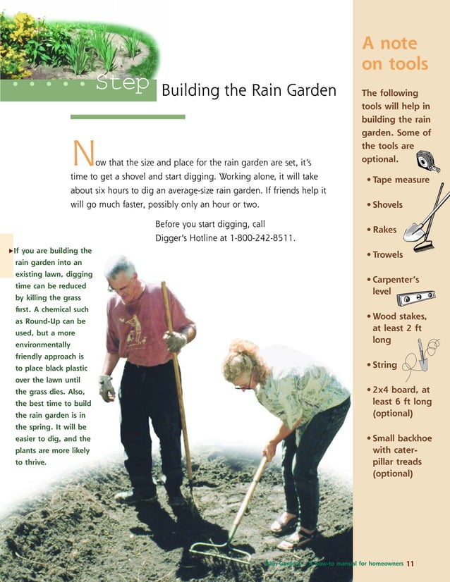 Wisconsin Rain Gardens A How to Manual for Homeowners